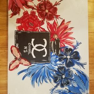 SOLD-CANVAS "SHE FANCY" WALL ART